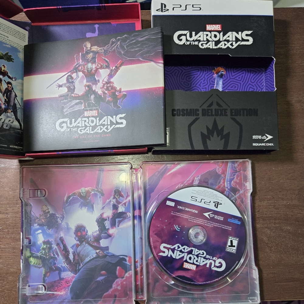 Marvel Guardians of the Galaxy Cosmic Deluxe Edition for PS5 - Black - Picture 5 of 9